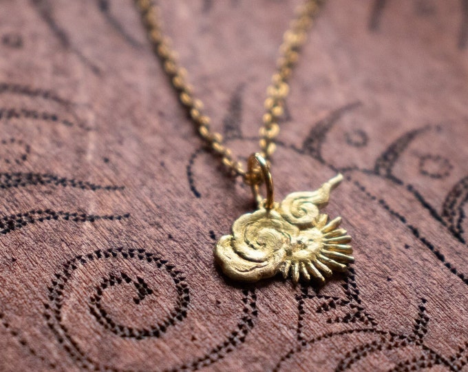 Sun & Cloud Pendant - Ciondolo Nuvola e Sole