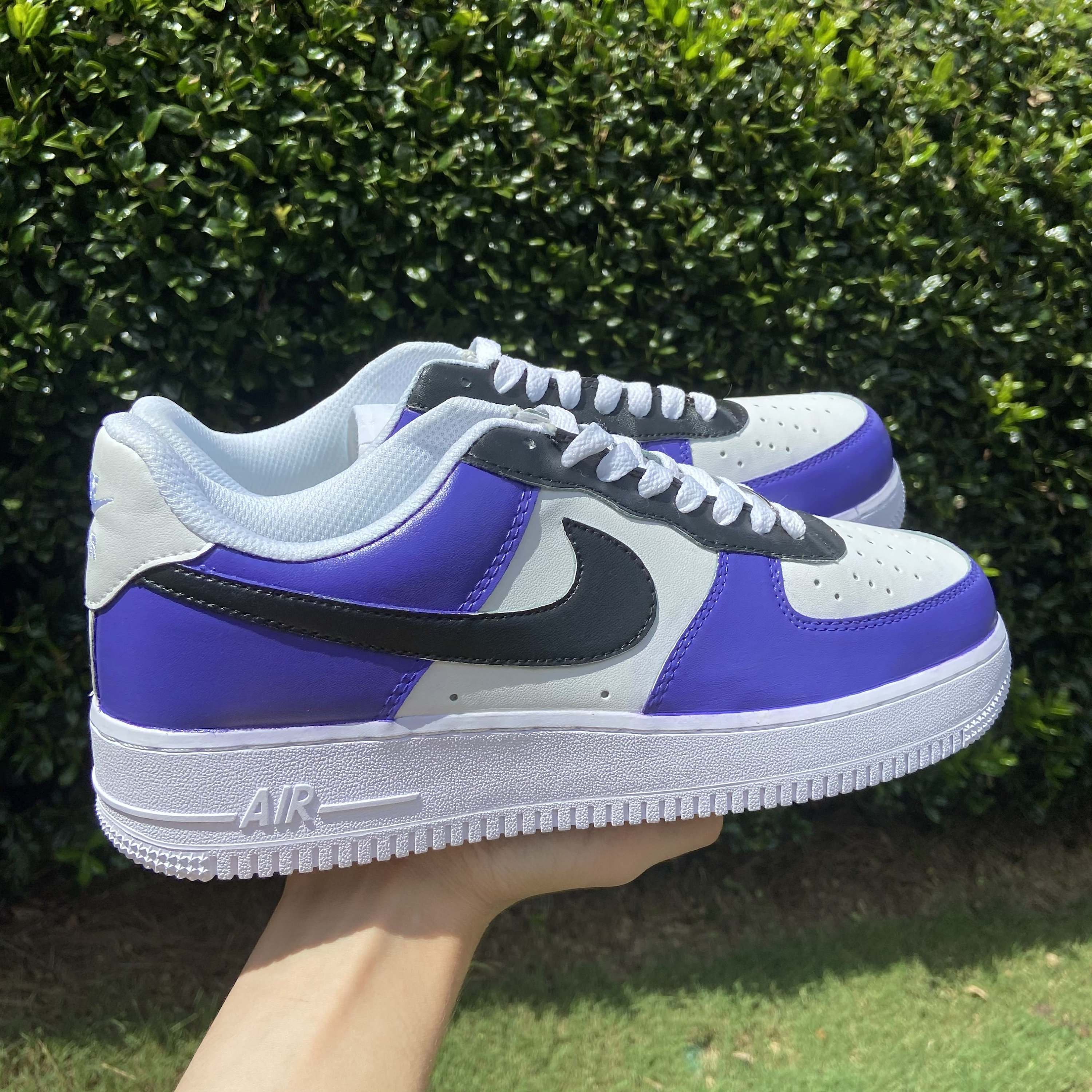 purple and black af1