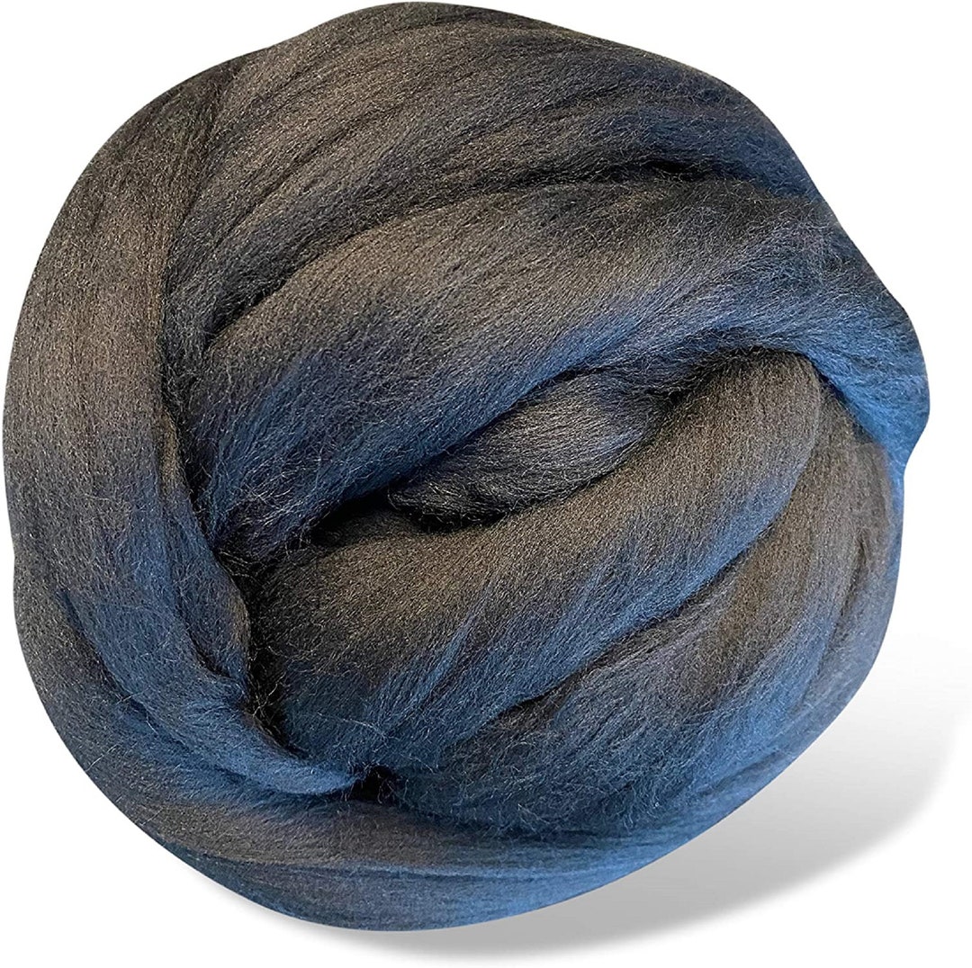 Revolution Fibers Dyed Wool Roving Top | Corriedale Malta