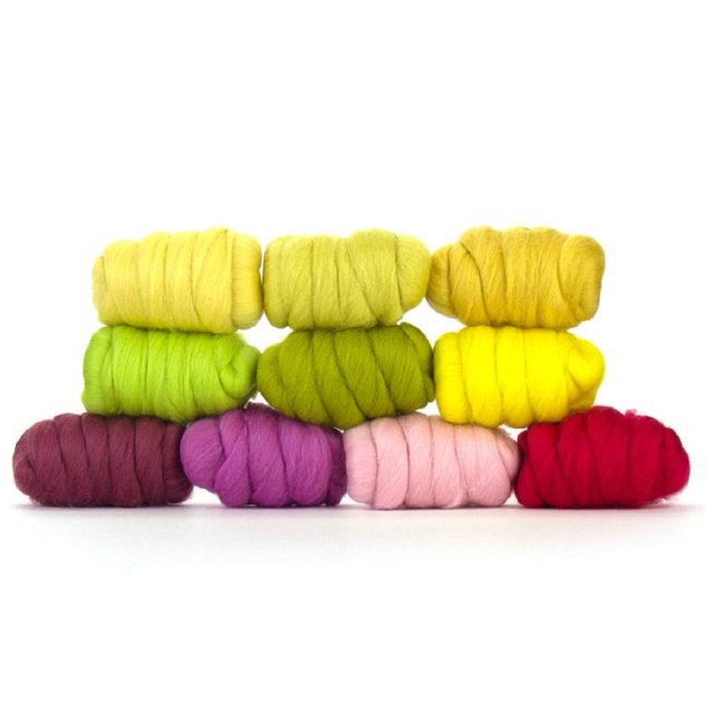 Mixed Merino Wool Variety Pack | Perfect Wool Roving for Spinning ...