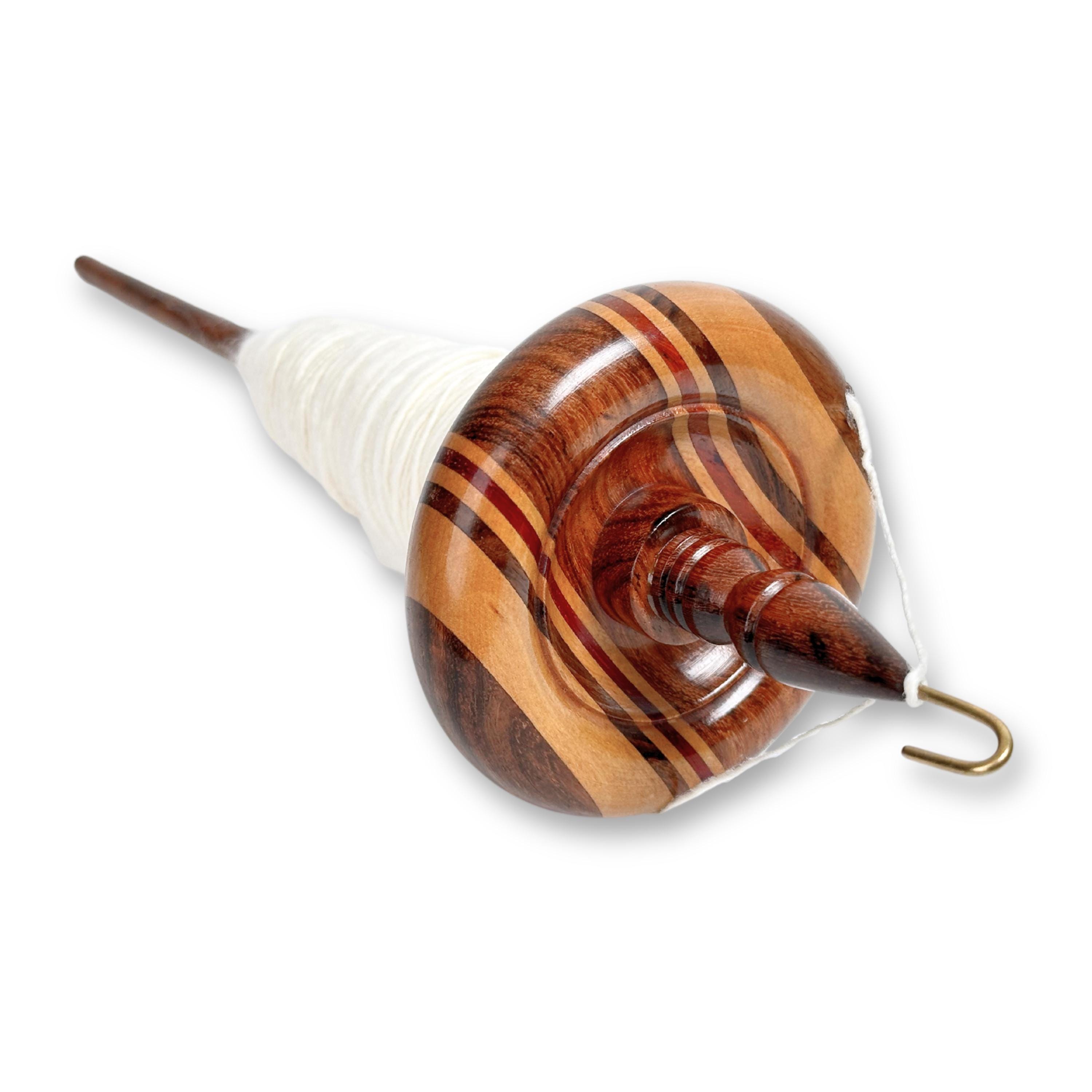 Yarn Spinning Wheel Revolution Fibers Handcrafted Top Whorl Drop Spindle  For Hand Spinning - 11 Shaft, 3.25 Whorl - Rosewood Flora Where To Buy