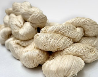 Mulberry Silk Yarn | Lace Weight 6 Ply | Revolution Fibers