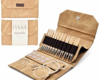 Lykke Naturale 5" Interchangeable Circular Needle Set | With Carrying Case