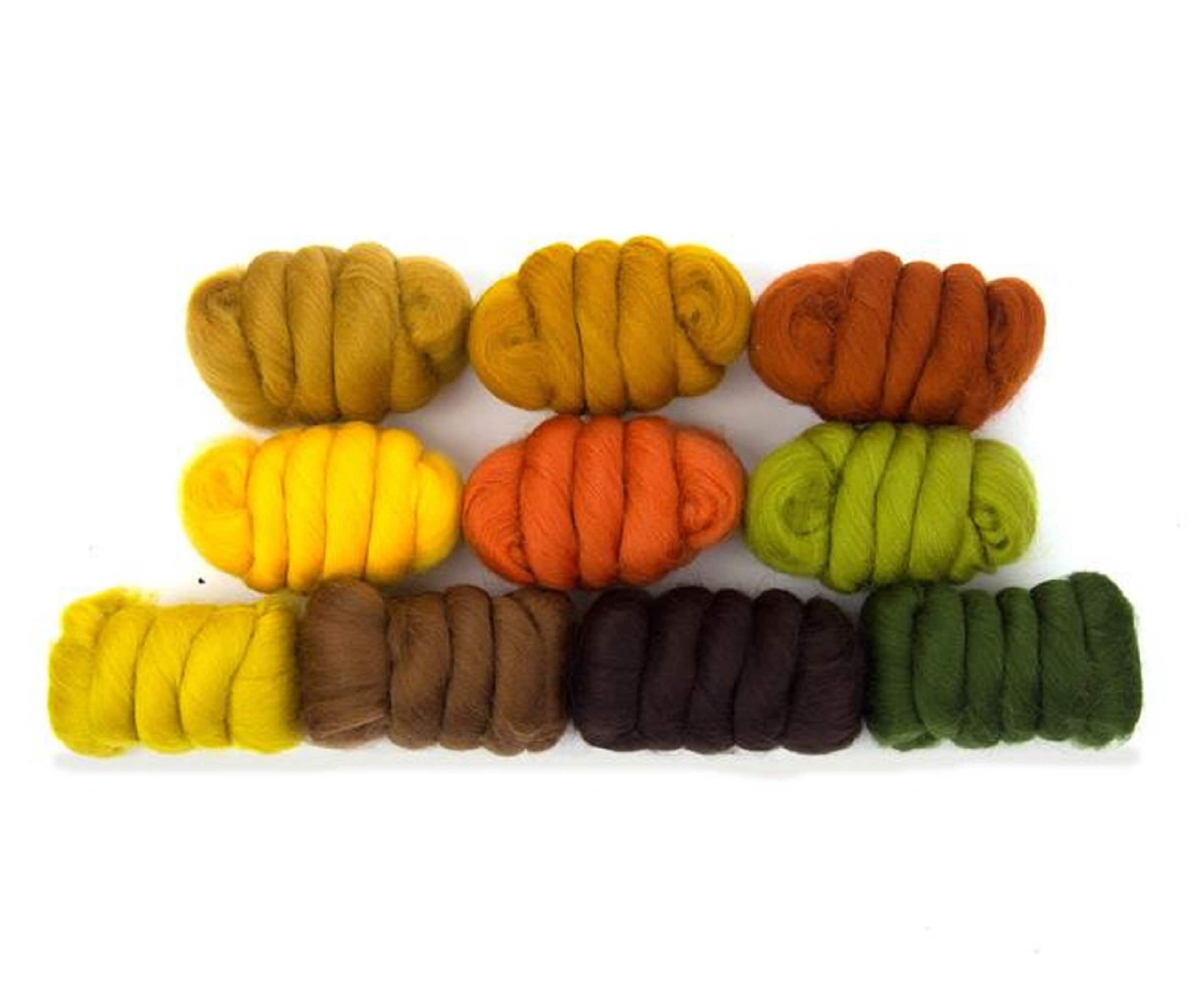 Mezcla de lana Merino Variety Pack / Perfect Wool Roving para Etsy