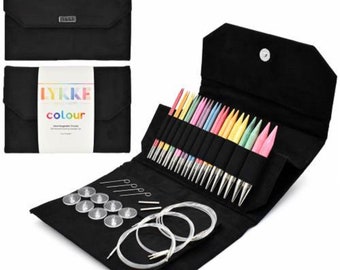 Lykke Colour 5" Interchangeable Circular Needle Set | With Carrying Case