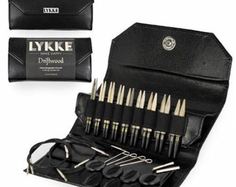 Lykke Driftwood 3.5" Interchangeable Circular Needle Set | With Carrying Case