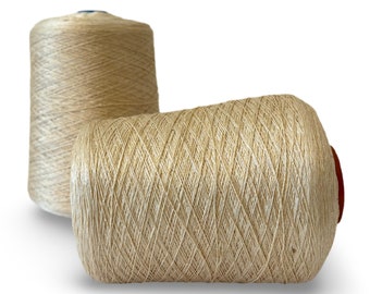 1 lb Cone Mulberry Silk Yarn | Lace Weight 6 Ply | Revolution Fibers
