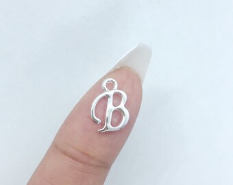 GRAPHICS & MORE Letter N Floral Monogram Initial Silver Plated Bracelet with Antiqued Charm GRAPHICS & MORE Letter N Floral Monogram Initial Silver Plated Bracelet with Antiqued Charm
