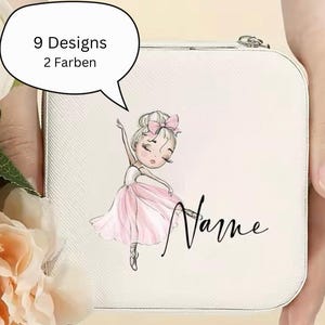 Geschenk Schmuckkästchen Ballerina Personalisierbar Kind Mädchen Tanzen Taufe Schmuck Juwelier