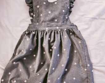 Corduroy toddler pinafore dress