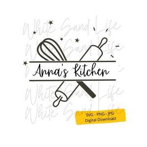 Personalizzato Chef Svg, Cooking Svg, Cucina detti Cricut Svg File,Chef Clipart, File di taglio per Cricut, File in formato Svg per Cricut, Download digitale