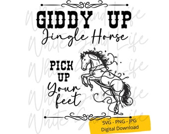 Western Christmas Svg, Cowboy Christmas Svg, Christmas Svg file for shirt, Horse Svg, Cowboy Santa Cut File for Cricut, Svg File for Cricut