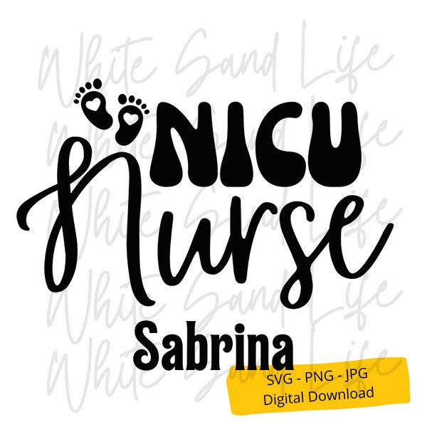 Personalized Nicu Nurse Svg, Nurse Practitioner Png, NP Gifts Clip Art, RN Cricut Svg File, Cut File for Cricut, Svg File for Cricut