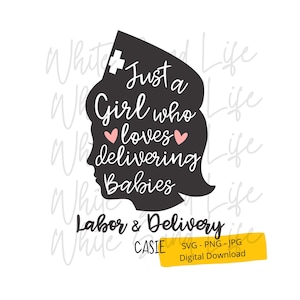 Personalized Labor and Delivery Nurse Svg, L&D Nurse Png, RN Clip Art, Cricut Svg File, Cut File for Cricut, Svg File for Cricut,NiCu svg