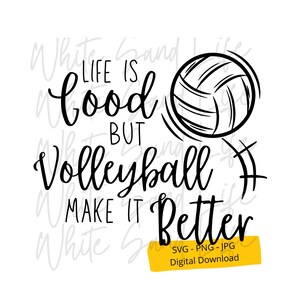 バレーボール ベター SVG、バレーボール PNG、バレーボール プレーヤー SVG、バレーボール ママ シャツ、Cricut SVG ファイル、Cricut 用カット ファイル、Cricut 用 SVG ファイル
