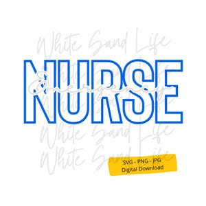 Emergency Nurse Svg, ER Png, ER Svg, Medical Svg, Svg for Shirt, Nurse Svg, RN Cricut Svg File, Cut File for Cricut, Svg File for Cricut