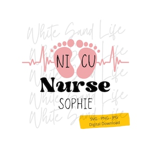 Personalized Nurse Svg, Nurse Ornament Svg, Nurse Christmas Svg, Nicu Nurse Ornament Svg, Nurse Shirt Svg, Christmas png,Cut File for Cricut