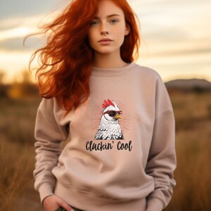 Chicken Sweatshirt, Funny Chicken Shirt, Chicken Lover, Chicken Gifts, Farm Life, Back to School, Sweatshirt for Nurse, Gifts Chicken Lovers