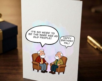 Birthday Card for Older Man, Printable Birthday Card for Dad, Grandpa, Uncle or Husband, Masculine Birthday Card, Instant Download