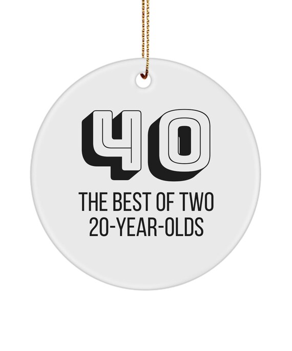 40th Birthday Gift Ideas for Women, Men, 40th Birthday Gifts for