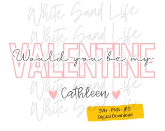 Personalized Valentines Svg, ASL Png, Hearts Clip Art, I love you Shirt Svg File, Valentines day Svg, coquette for Cricut, Svg for Cricut
