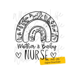 L e D Rainbow Nurse Svg, Labor and Delivery Nurse Svg, L&D Nurse Png, Nurse Svg, Cricut Svg File, Cut File for Cricut, Svg File for Cricut