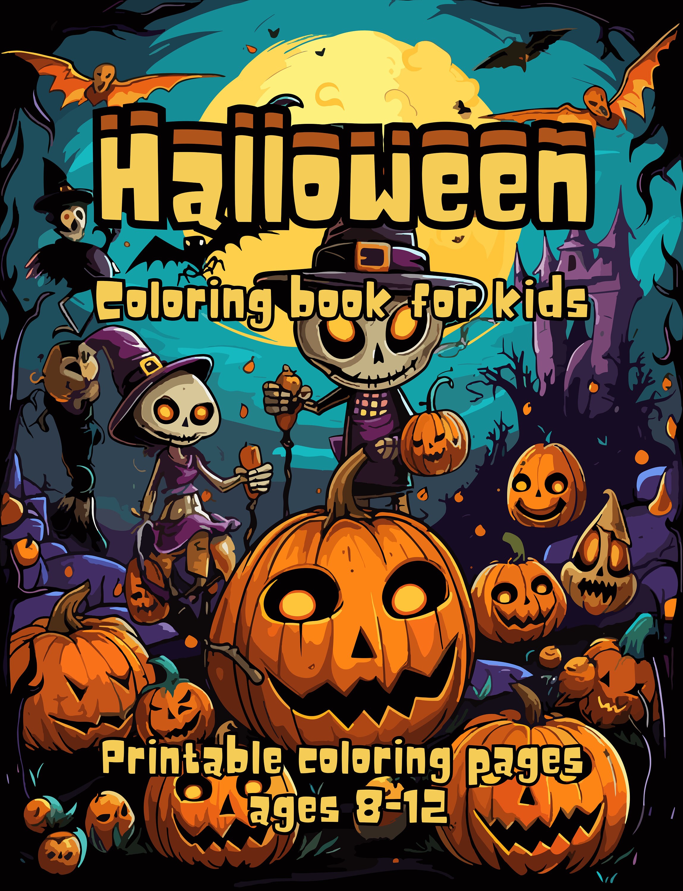 halloween-coloring-pages-for-kids-for-adults-printable-etsy