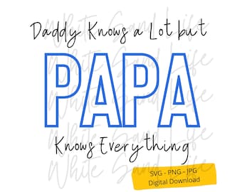 Papá Svg, Abuelo Png, El mejor papá de todos los tiempos Svg, Día del padre Svg, El mejor papá de todos los tiempos Cricut Svg File, Cut File for Cricut, Svg File for Cricut, Dad Svg