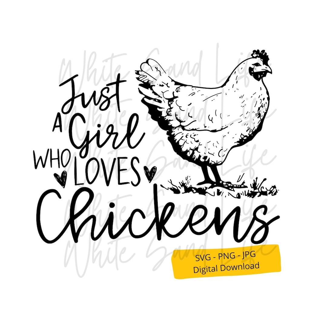 Chicken Svg, Chicken Girl Svg,chicken Clipart, Chicken Png, Chicken
