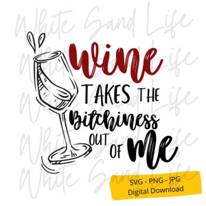 Wine Glass Svg, Wine Png, Alcohol Svg File, Bachelorette Svg, Bridal Party Svg, Coaster Svg, Cut File for Cricut, Svg File for Cricut