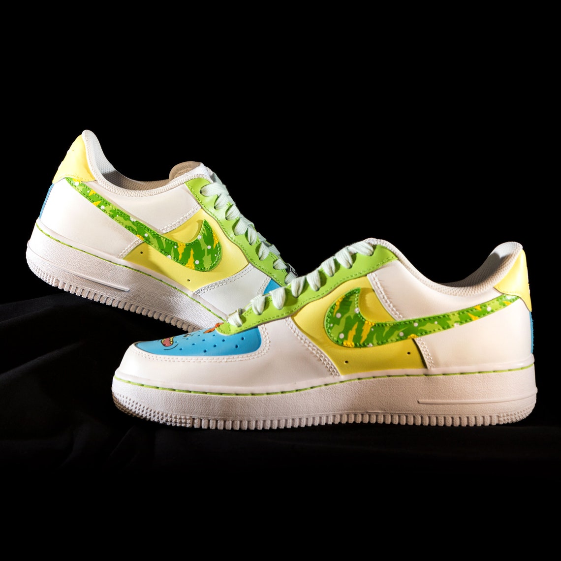rick and morty air force 1's