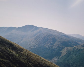 Scottish Hills | Photography Print | Nature | Mountain | Glasgow UK Wall Décor Print Gift | NaturePhotography