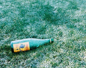 Chilled Wine | Photography Print | Green Bottle | Glasgow UK Wall Décor Print Gift | StreetPhotography