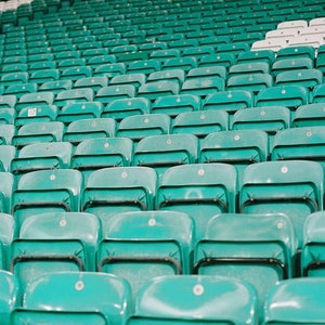 Celtic Park Seats | Photography Print | Sports | Football | Glasgow UK Wall Décor Print Gift | SportsPhotography
