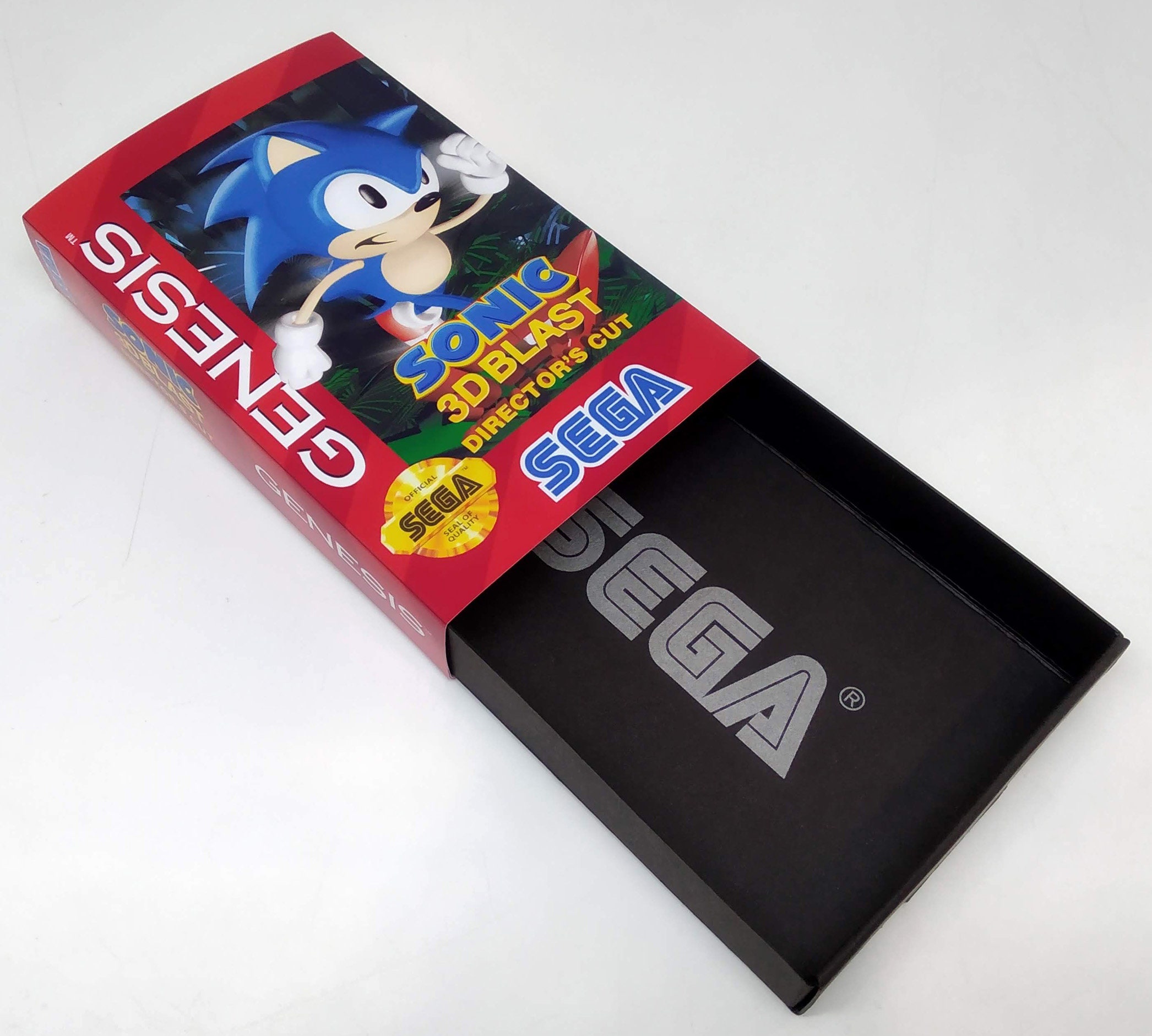 LABEL ETIQUETA ADESIVA SONIC THE HEDGEHOG 2 PARA CARTUCHO DE MEGA