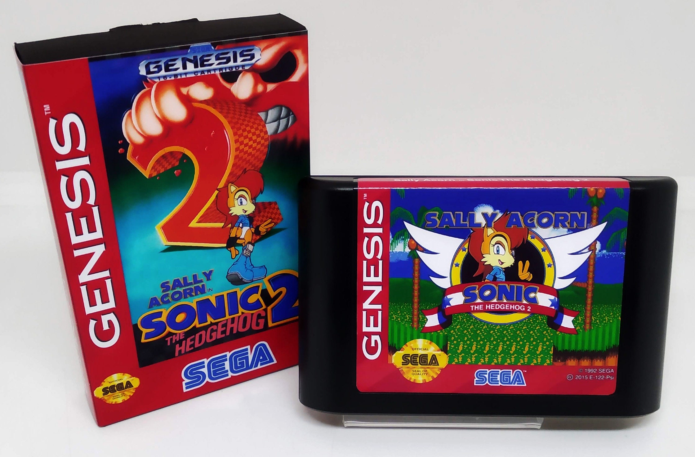 Sonic The Hedgehog 2 Original Na Caixa Genesis Mega Drive