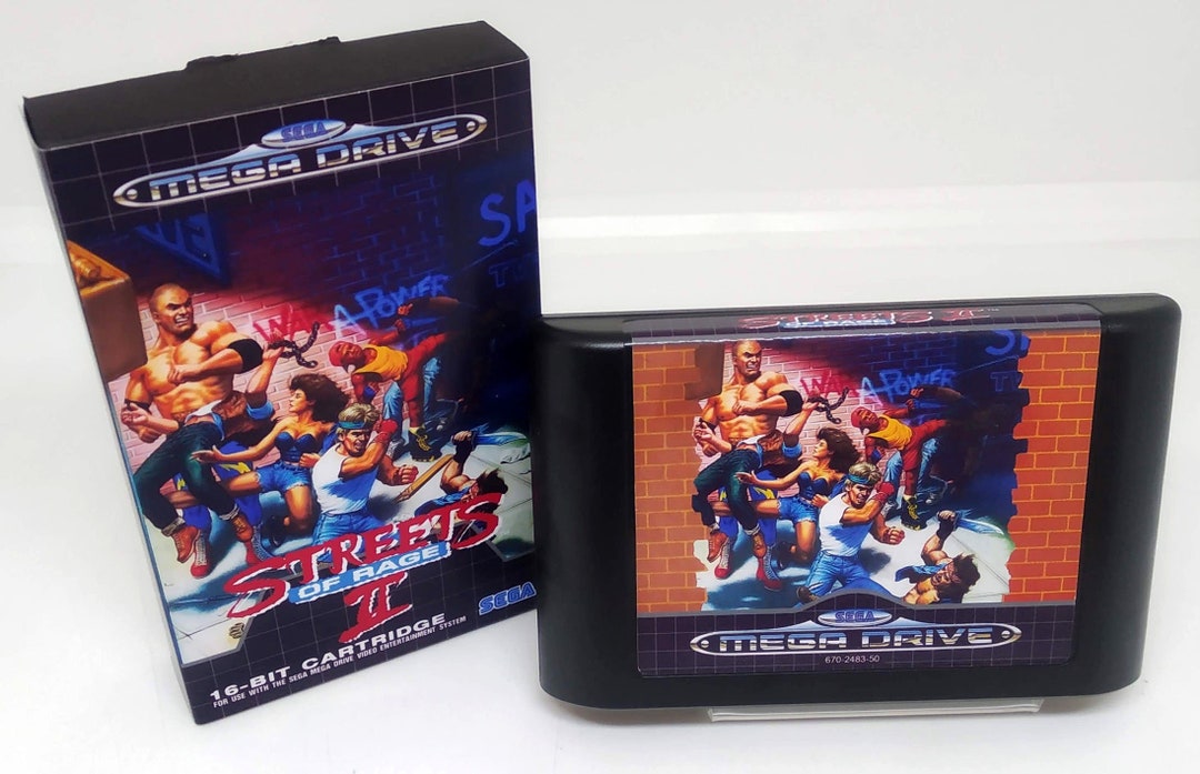 Streets of Rage 2 SEGA Mega Drive Genesis Etsy