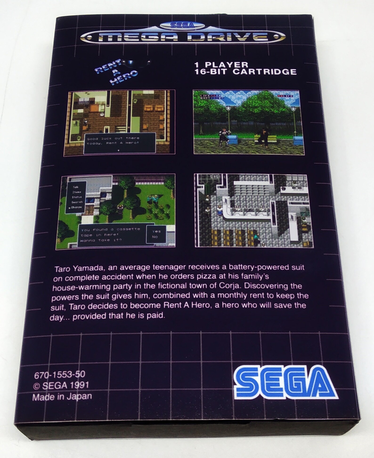 Rent a Hero English Translation SEGA Mega Drive Genesis Etsy