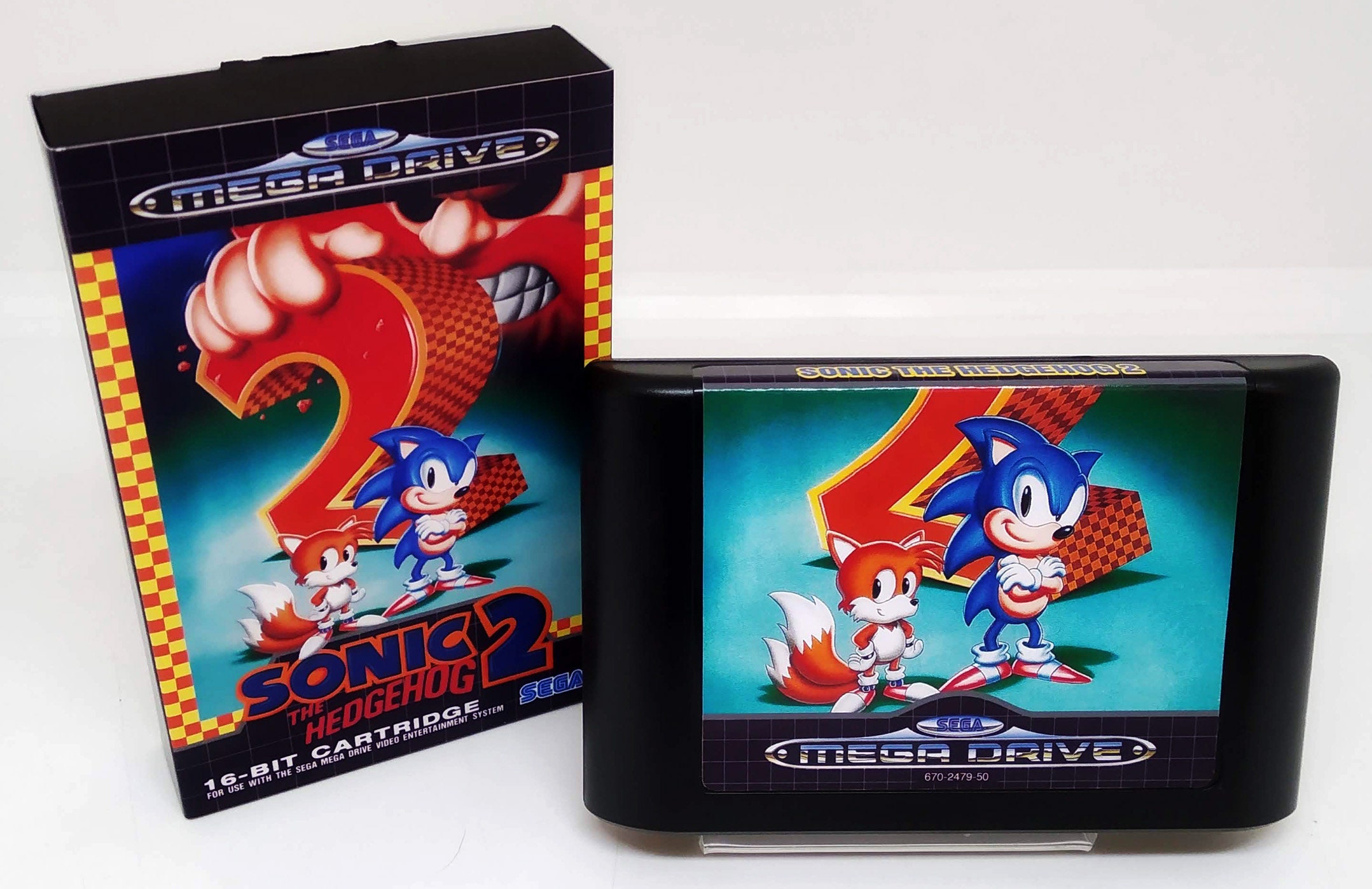 Sonic the Hedgehog 2 sega megadrive complete VERY good condition