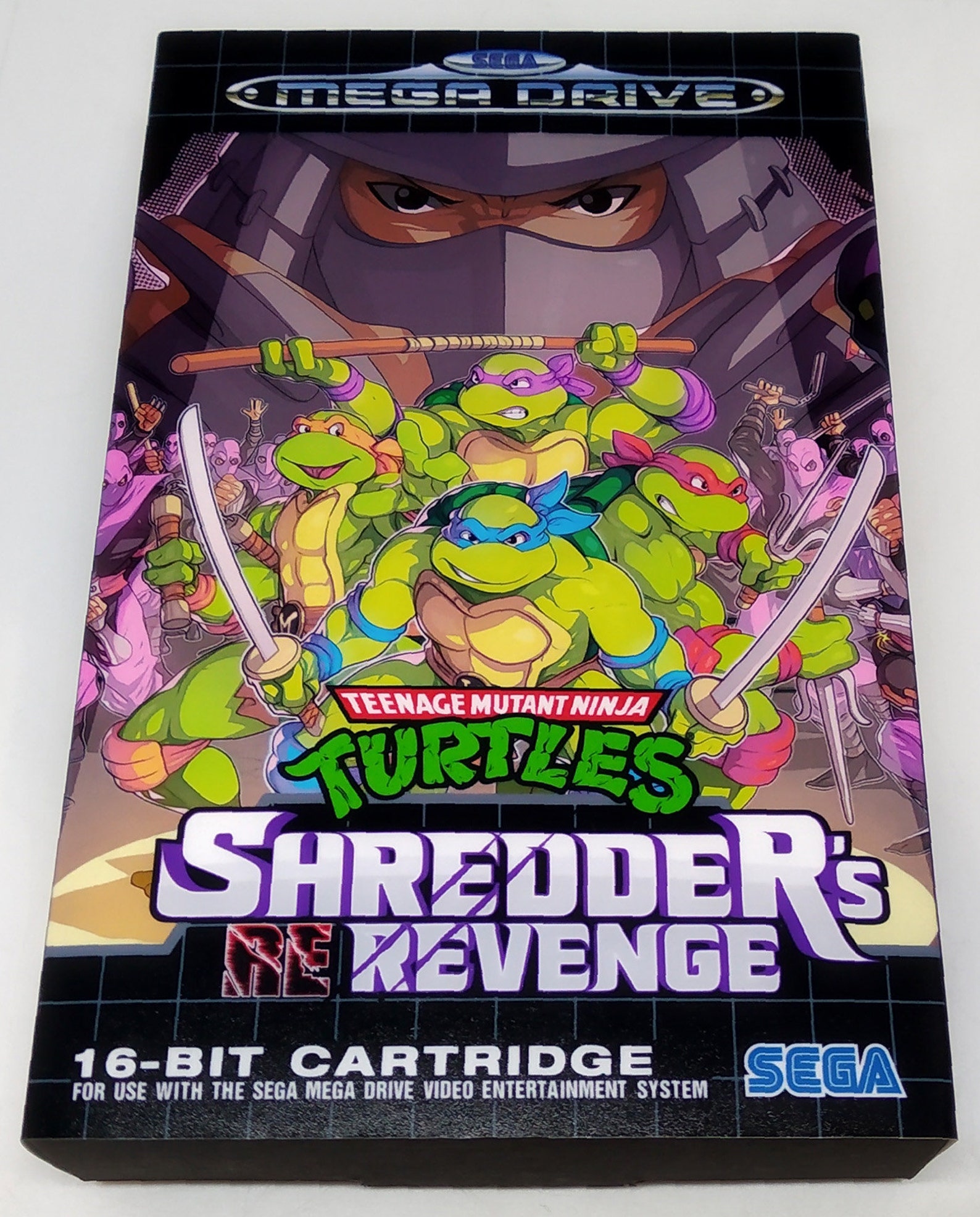 TMNT Shredder's Rerevenge SEGA Mega Drive Genesis Etsy
