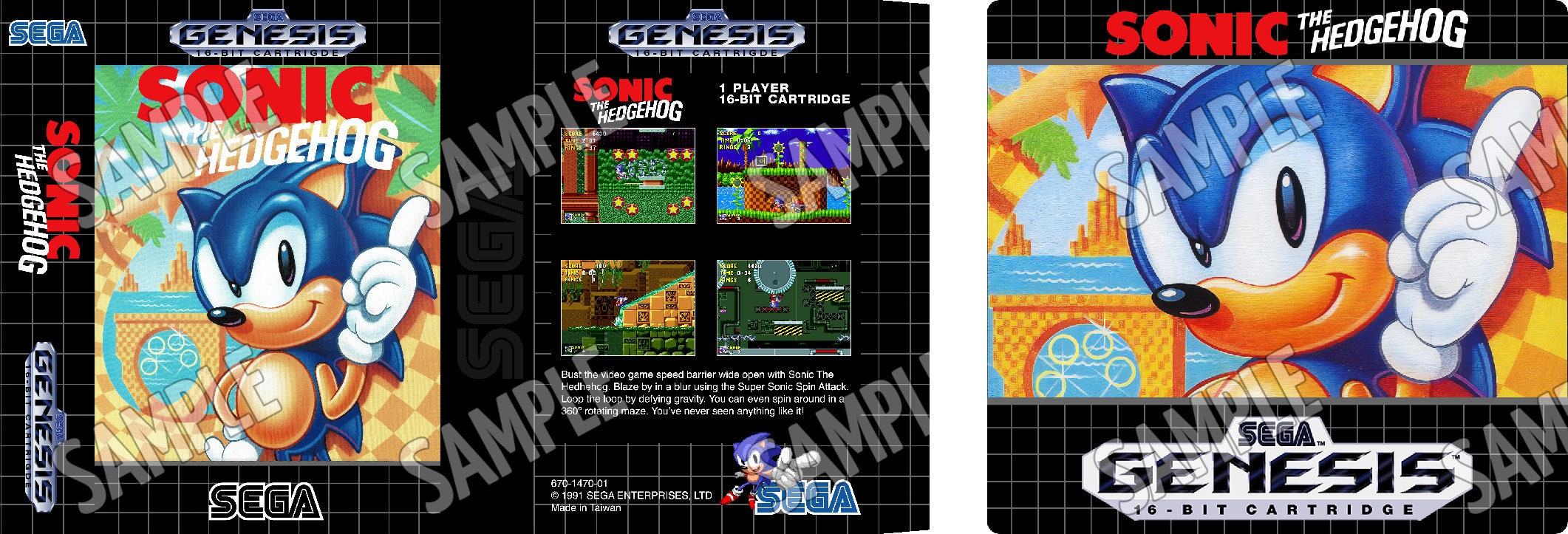 Sonic The Hedgehog MEGA DRIVE (Seminovo) - Play n' Play