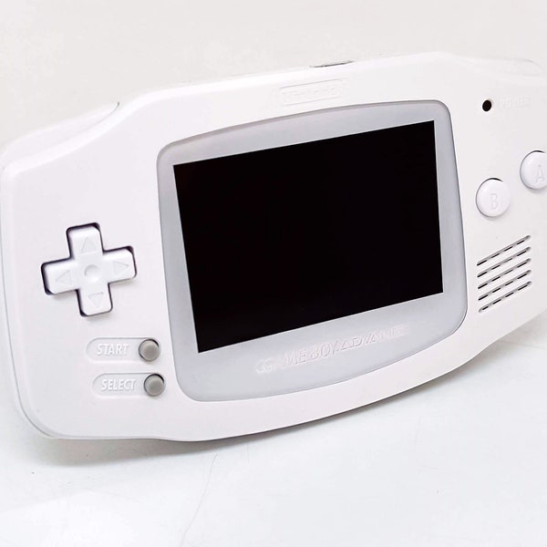 Game Boy Advance Pure White - Laminated IPS Screen with OSD Menu