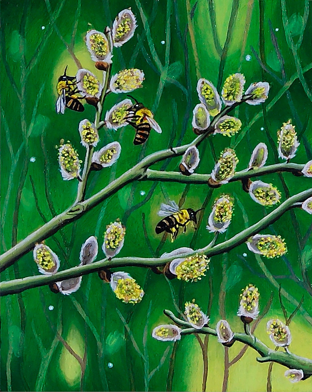 Oil Paint Spring The Spring Ritual Oil Painting - Etsy