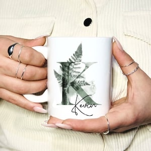 Tasse Personalisiert Für Frauen und Männer mit Buchstabe | Namen | Wunschtext