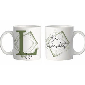 Tasse Personalisiert mit Buchstabe Namen Wunschtext