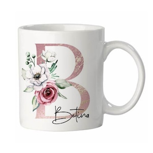 Tasse Personalisiert mit Buchstabe | Namen | Wunschtext