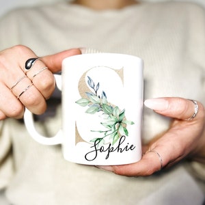 Tasse Personalisiert Tasse mit Buchstabe Tasse mit Namen Tasse mit Spruch Geschenk für Frauen Bild 3