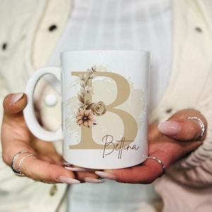 Tasse Personalisiert mit Buchstabe Namen Wunschtext