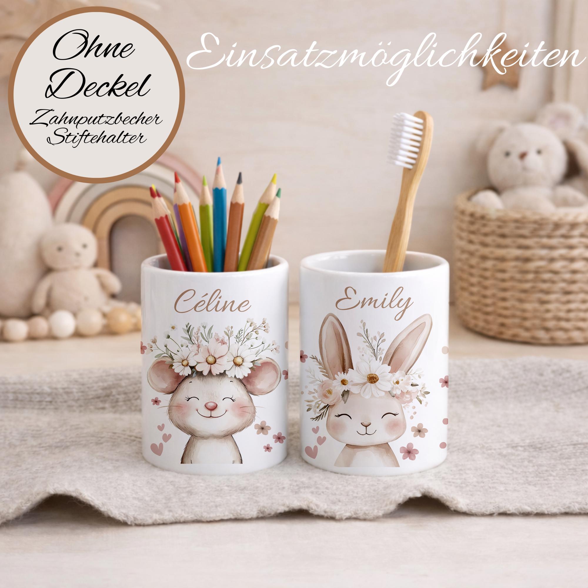 My Sweetheart® Personalisierte Spardose Mit Namen – Waldtiermotive Löwe, Reh, Fuchs, Hase – Für Jungen & Mädchen – Taufgeschenk & Geburtstagsgeschenk