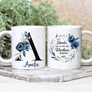 Cup Thank You | midwife | Educator | Personalized with letter name possibly desired text